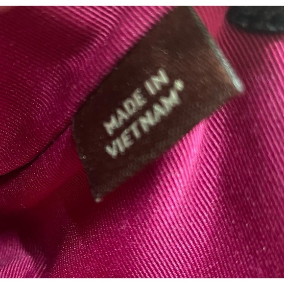 Coach Womens Cranberry Pink&Black Leopard Print Wristlet Wallet Cheetah 4x6" EUC - Picture 5 of 11